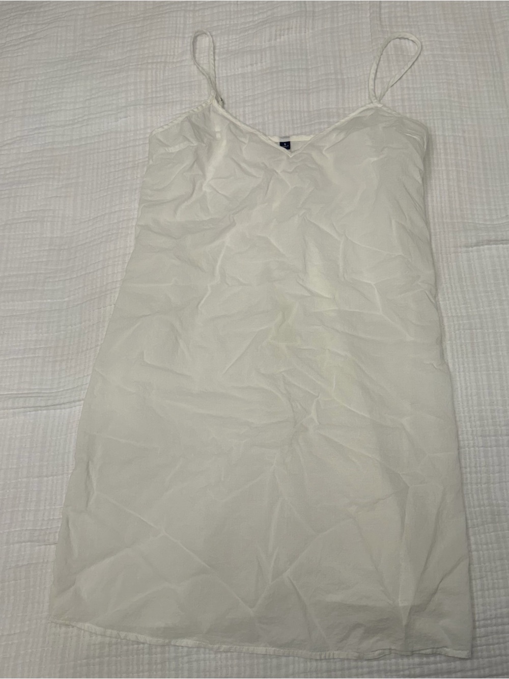 gap white vintage style slip dress